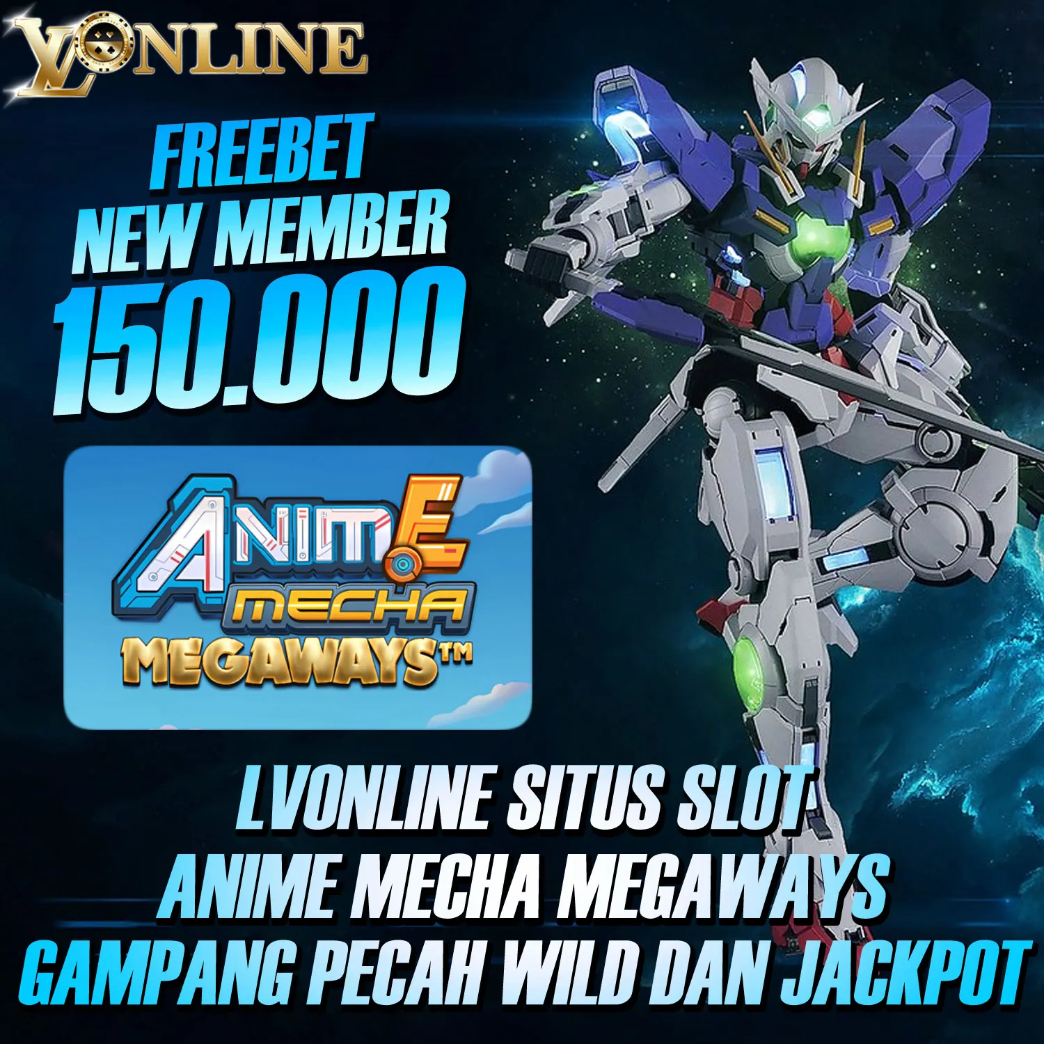 LVONLINE Situs Anime Mecha Megaways Gampang Pecah Wild Dan Jackpot